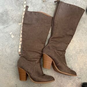 Stylish Brown Knee-High Boots